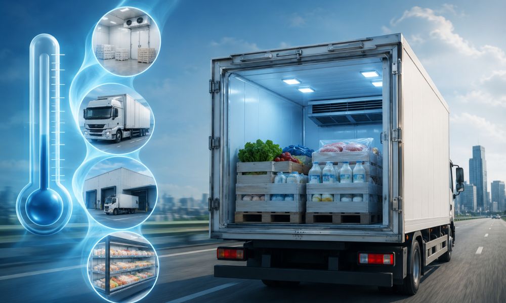 Temperatura controllata nel trasporto degli alimenti: Il ruolo decisivo della catena del freddo.
